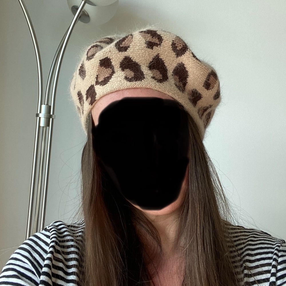 Leopard Print Beret